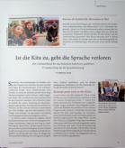 Vorschauseite 1: Ist die Kita zu, geht die Sprache verloren.