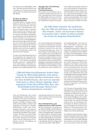 Vorschauseite 2: Update Nachhaltigkeitsmanagement in Krankenhäusern Reduzierte Berichtspflichten, neue Schwellenwerte und strategische Konsequenzen für das Management