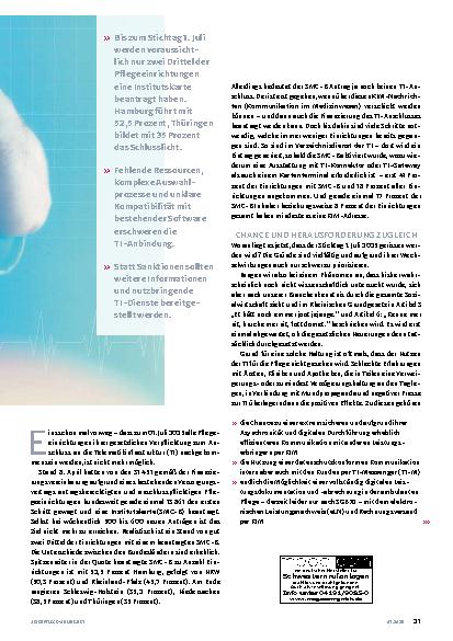 Vorschauseite 2: Pflege im TI-Koma