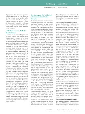 Vorschauseite 5: Perioperative Antibiotikaprophylaxe – was, wann und wie viel?