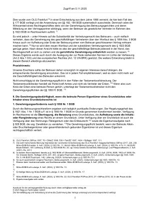 Vorschauseite 2: Die Genehmigungen zu Immobiliengeschäften im Betreuungsrecht nach §§ 1850 ff. BGB