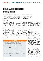 Vorschauseite 1: Die neuen Kollegen integrieren