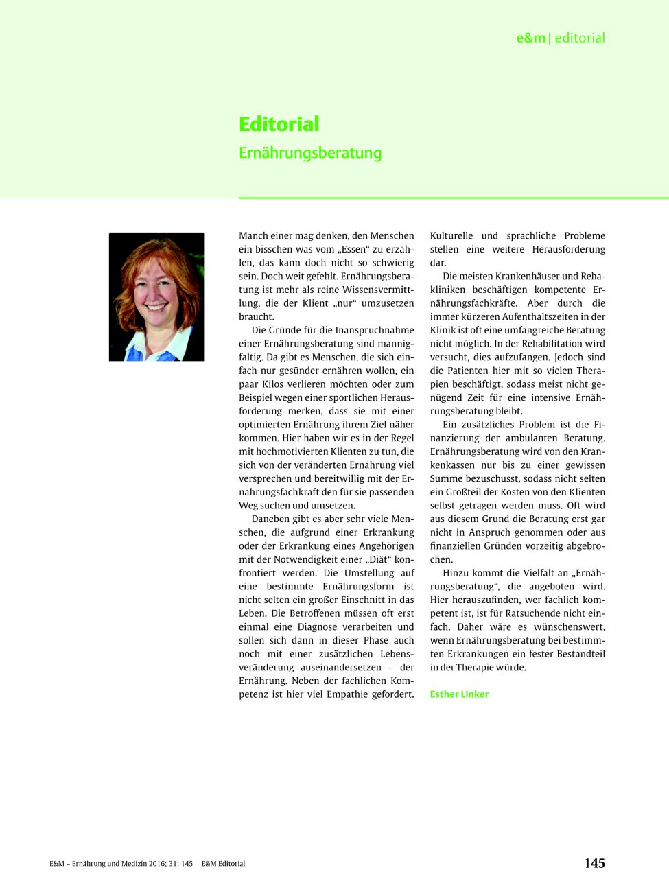 Vorschauseite 1: Editorial
