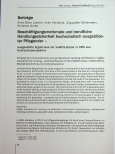 Vorschauseite 1: Beschäftigungsmerkmale und berufliche Handlungssicherheit hochschulisch ausgebildeter Pflegender -