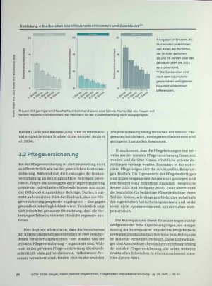Vorschauseite 6: Zum Zusammenhang sozialer Ungleichheit mit Pflegerisiken und Lebenserwartung
