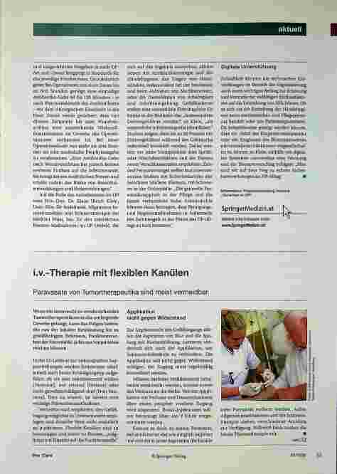Vorschauseite 2: Konsequenz und Kontrolle: Ein Maßnahmenbündel gegen operationsbezogene Wundinfektionen