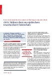 Vorschauseite 1: Wir hinken dem europäischen Durchschnitt hinterher.