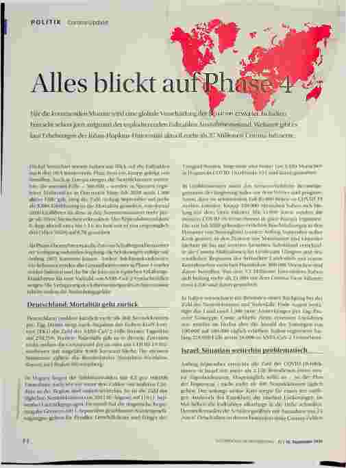 Vorschauseite 1: Alles blickt auf Phase 4.