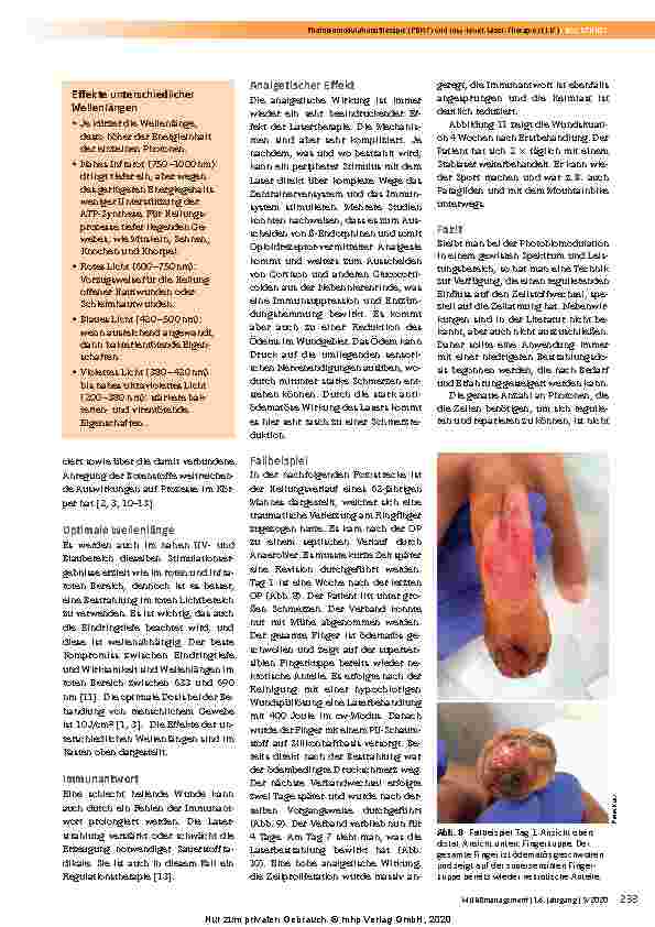 Vorschauseite 5: Photobiomodulationstherapie (PBMT) und Low-Level-Laser-Therapie (LLLT)