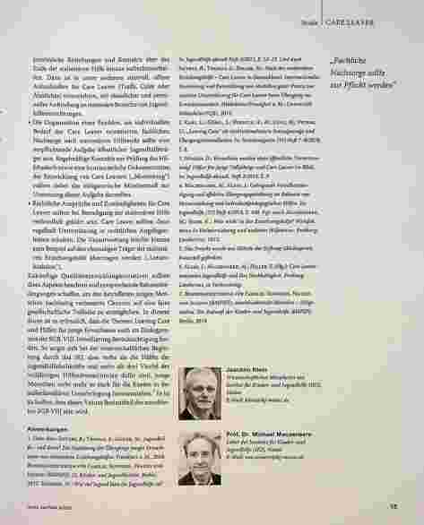 Vorschauseite 4: Leaving Care - ein steiniger Weg in die Selbstständigkeit
