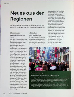 Vorschauseite 1: Neues aus den Regionen