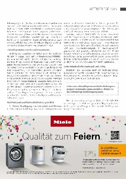 Vorschauseite 2: ALTENPFLEGE 2025: Wegweiser für die Pflegebranche