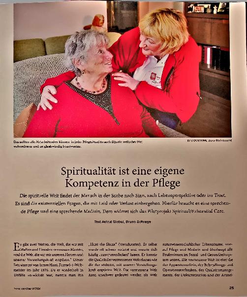 Vorschauseite 1: Spiritualität ist eine eigene Kompetenz in der Pflege.