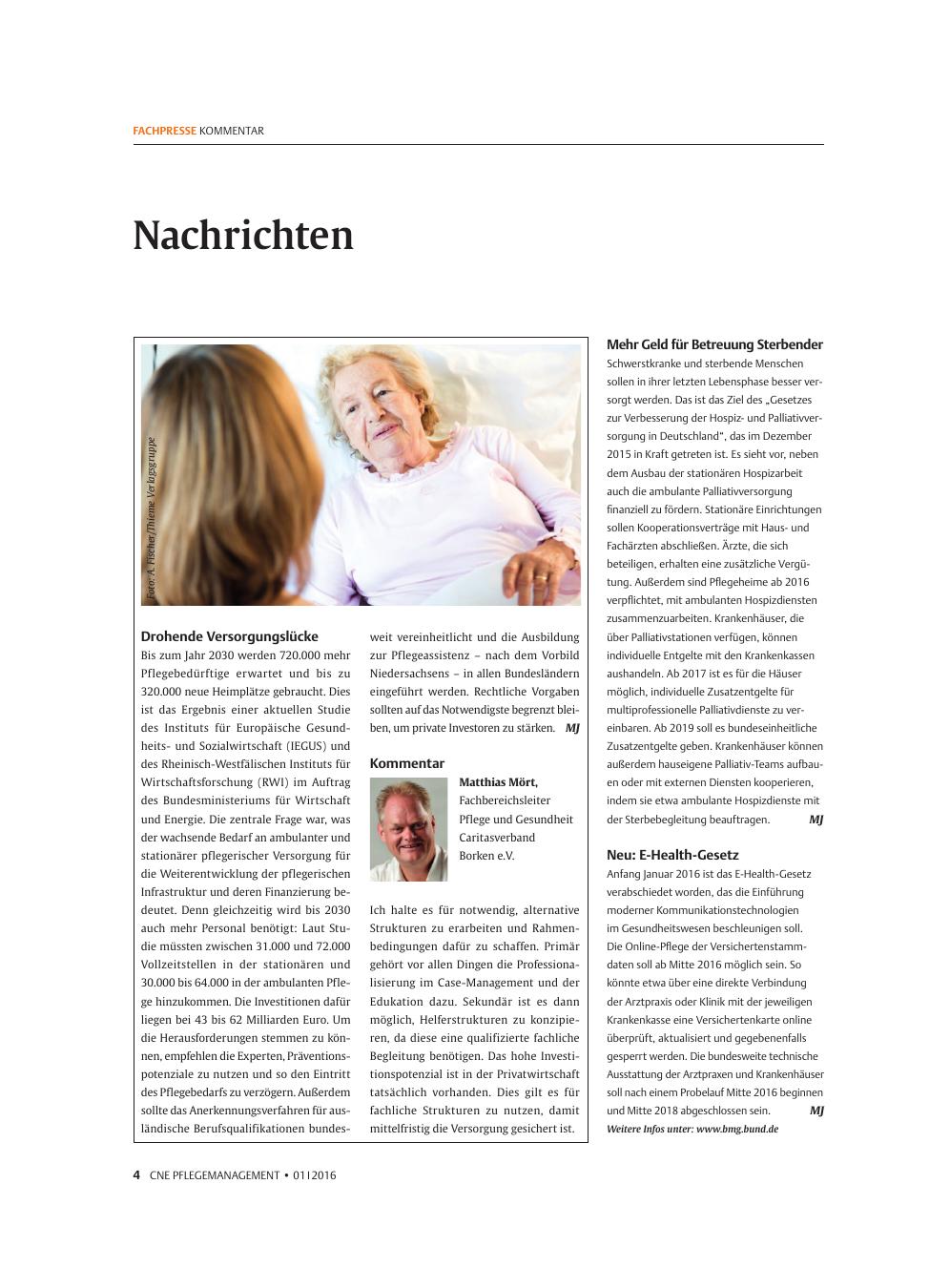 Vorschauseite 1: Nachrichten