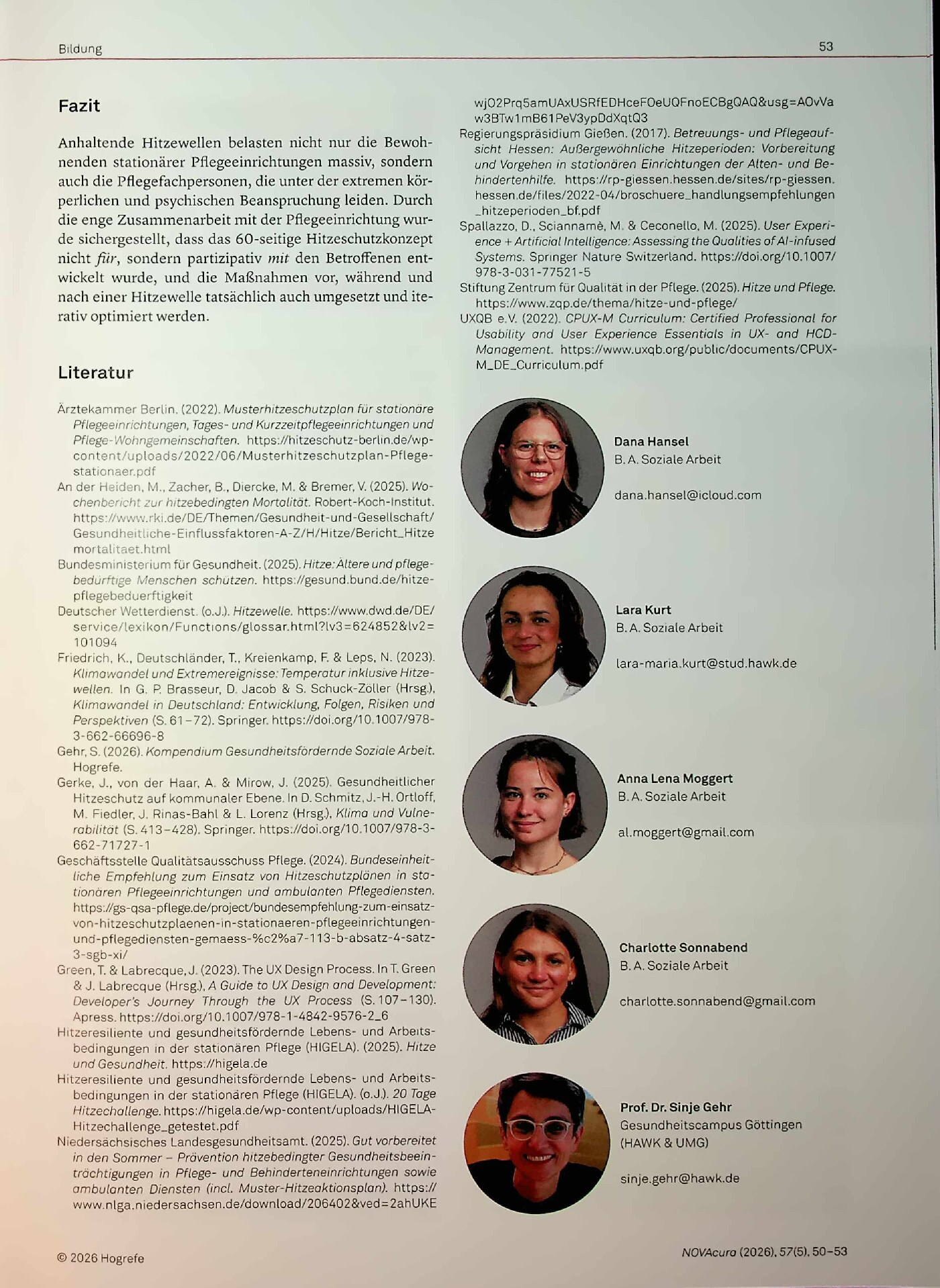Vorschauseite 4: Social Innovation for Planetary Health: Entwicklung eines partizipativen UX-Hitzeschutzkonzeptes