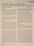 Vorschauseite 1: Ich weiß, dass ich nichts weiß ... Die Anwendung des EBN-Prozesses zur Aktualisierung eines Standards im St. Anna Kinderspital