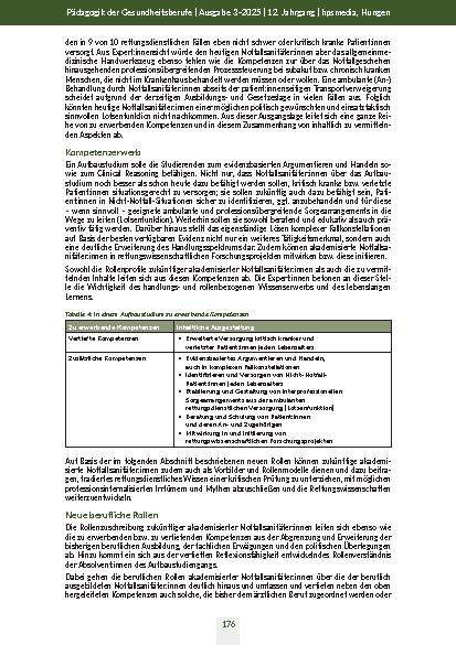 Vorschauseite 5: Begründung und inhaltliche Ausgestaltung eines Aufbau-Bachelorstudiengangs für Notfallsanitäter: innen Ergebnisse einer Fokusgruppendiskussion unter rettungsdienstlichen Expert: i…