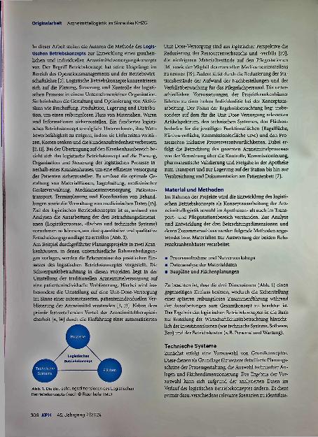Vorschauseite 2: Arzneimittellogistik im Sinne des Krankenhauszukunftsgesetzes