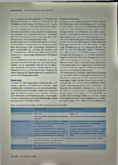 Vorschauseite 5: Arzneimittellogistik im Sinne des Krankenhauszukunftsgesetzes