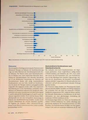 Vorschauseite 3: Interaktionspotenzial von Metamizol in der Praxis Eine Stichtagsauswertung im Rahmen der Qualitätssicherung zur Arzneimitteltherapiesicherheit