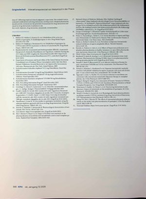 Vorschauseite 6: Interaktionspotenzial von Metamizol in der Praxis Eine Stichtagsauswertung im Rahmen der Qualitätssicherung zur Arzneimitteltherapiesicherheit