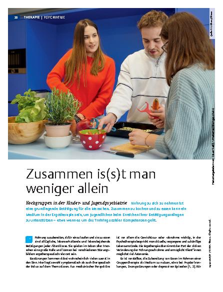 Vorschauseite 1: Zusammen isst man weniger allein
