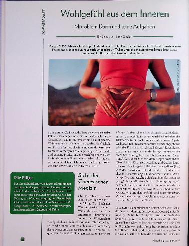 Vorschauseite 1: Wohlgefühl aus dem Inneren Mikrobiom Darm und seine Aufgaben