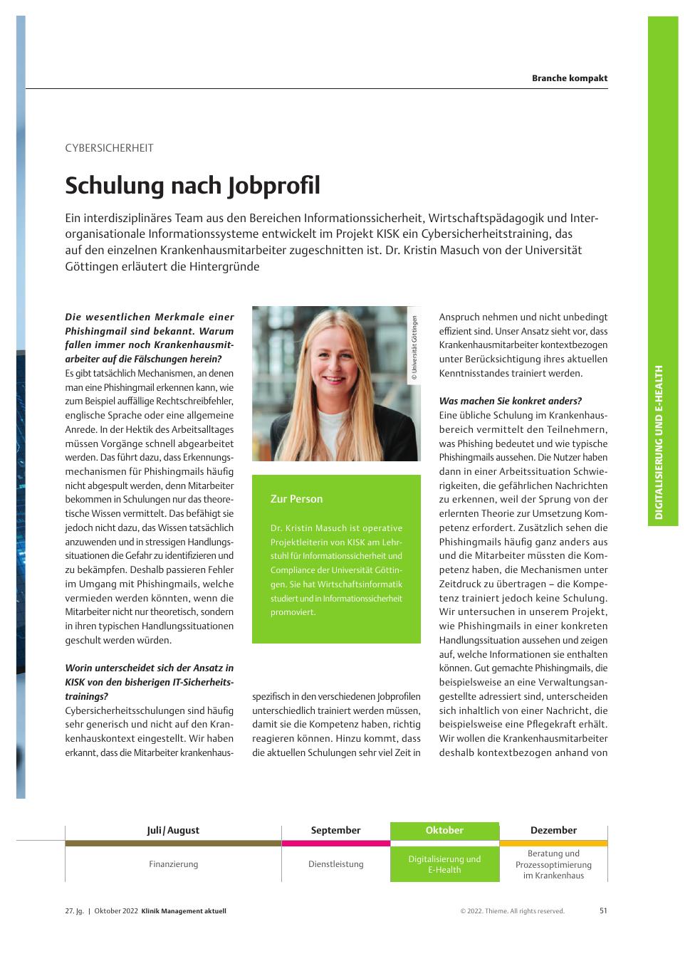 Vorschauseite 1: Cybersicherheit: Schulung nach Jobprofil