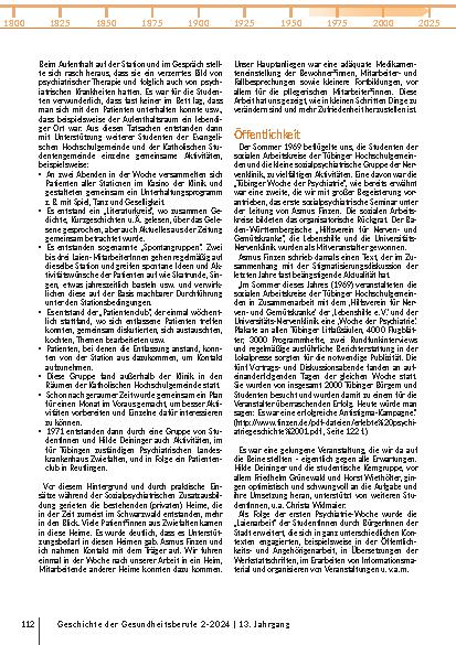 Vorschauseite 4: Fragmente früherer sozial-psychiatrischer Erfahrungen und Bürgerbeteiligung.