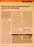 Vorschauseite 1: Operative oder konservative Behandlung der akuten Achillessehnenruptur