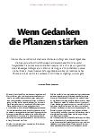 Vorschauseite 2: Wenn Gedanken die Pflanzen stärken