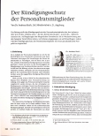 Vorschauseite 1: Der Kündigungsschutz der Personalratsmitglieder