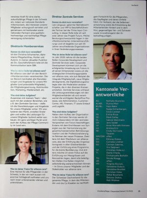 Vorschauseite 2: Das sind die neuen Direktorinnen Das Führungsteam von alliance care