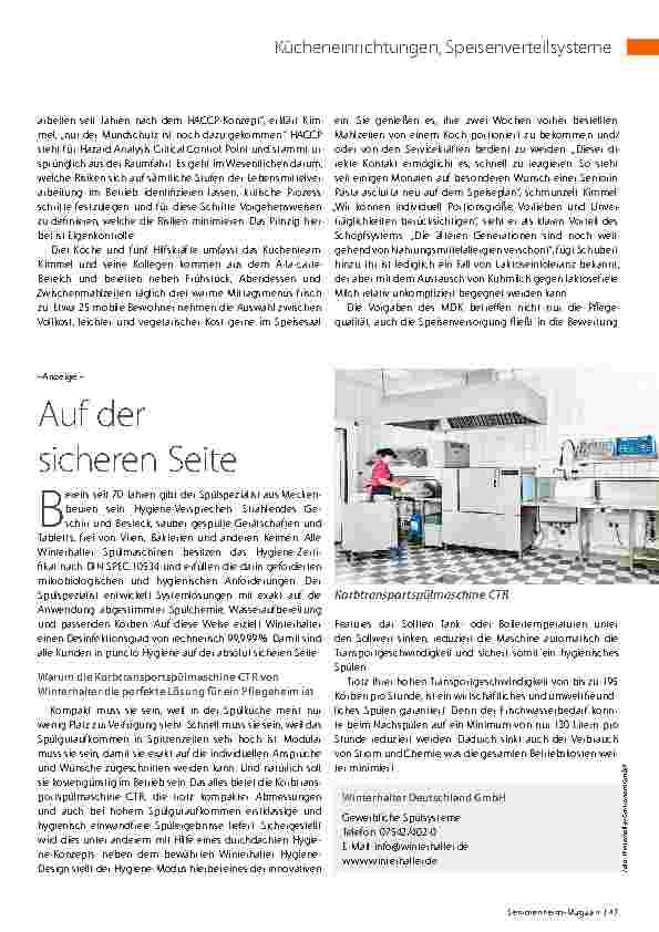Vorschauseite 2: Gutes Essen ist Balsam für die Seele.