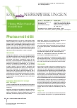 Vorschauseite 1: Fotosensitivität