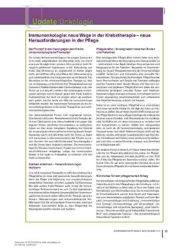 Vorschauseite 6: Die Rolle der studierten Pflegekraft (APN) bei der Umsetzung von Leitlinien