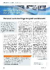 Vorschauseite 1: Personal: auch eine Frage des positiven Mindsets