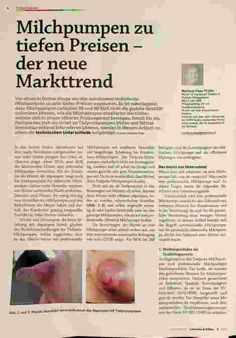 Vorschauseite 1: Milchpumpen zu tiefen Preisen - der neue Markttrend