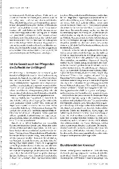 Vorschauseite 2: Das Paradoxon der warmherzigen Gewalt: Ein Essay über laterale Gewalt an Pflegeauszubildenden