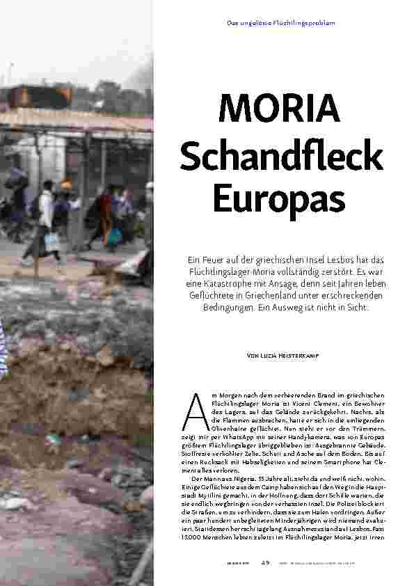 Vorschauseite 2: MORIA Schandfleck Europas