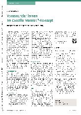 Vorschauseite 1: Voneinander lernen im Castillo Morales®-Konzept