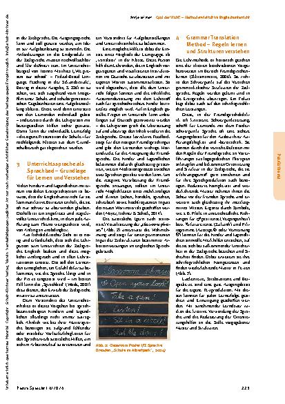 Vorschauseite 2: Qual der Wahl? – Methodenvielfalt im Englischunterricht für Kinder und Jugendliche mit dem Förderschwerpunkt Sprache