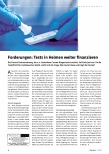 Vorschauseite 1: Forderungen: Tests in Heimen weiter finanzieren