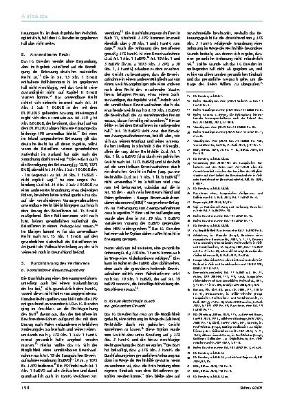 Vorschauseite 2: Einstellung eines Betreuungsverfahrens mit Auslandsbezug bei verweigerter Mitwirkung des Betroffenen?
