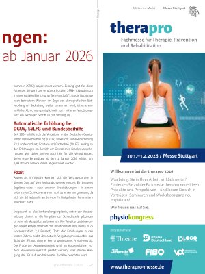 Vorschauseite 2: Vergütungsverhandlungen: Neue Preise in GKV und DGUV ab Januar 2026