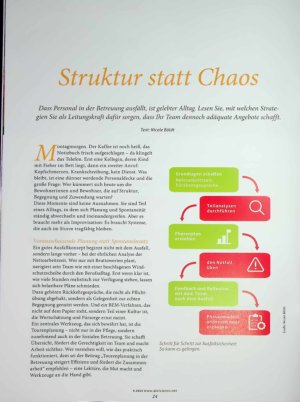 Vorschauseite 1: Struktur statt Chaos