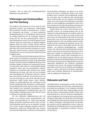 Vorschauseite 2: Integriertes Handlungskonzept Gesundheitsförderung in Trier-Saarburg