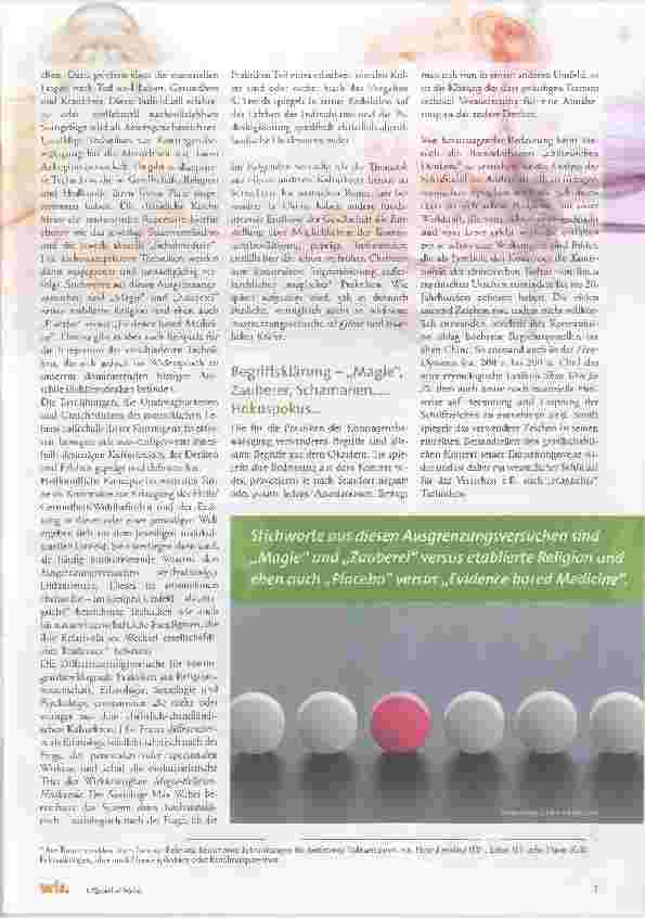 Vorschauseite 2: Placebo Aberglaube Magie