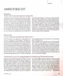 Vorschauseite 1: Arbeitsrecht