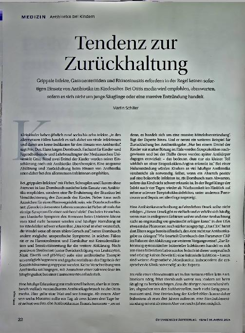 Vorschauseite 1: Tendenz zur Zurückhaltung